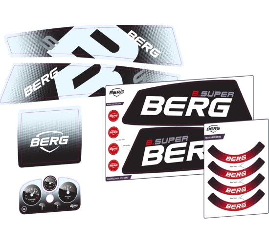 XL/XXL Frame - Sticker set B.Super Red