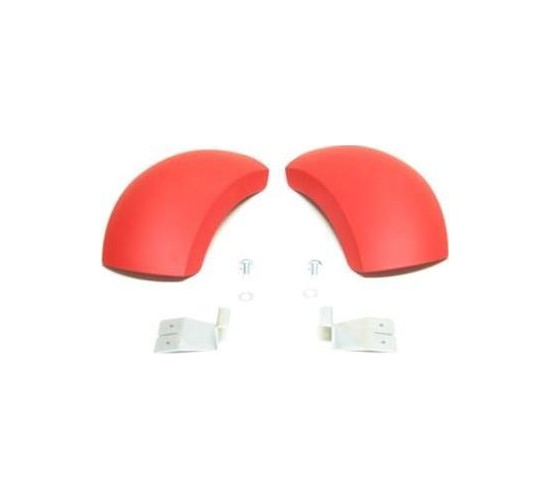 Mudguards front red