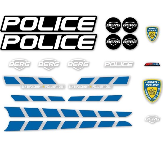 Buzzy - Sticker set Police