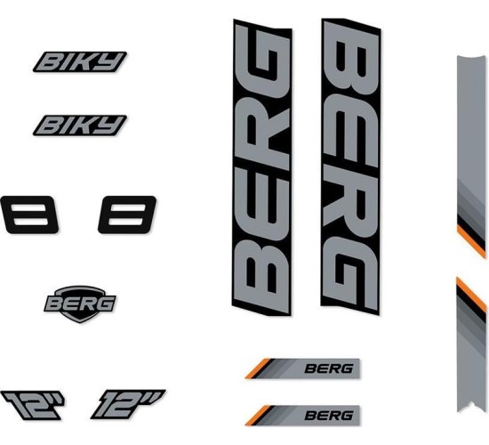 Biky - Sticker set Cross Black