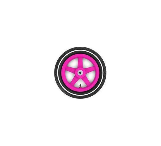 Wheel pink 12.5x2.25-8 slick (white striping)