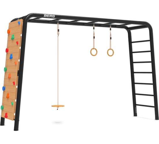 Horizontal Ladders Berg PlayBase Large TL, With Disc Swing, Rings, Climbing Wall