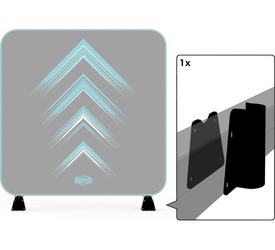 AeroWall - Clamp + Reinforcement Plate 2x2