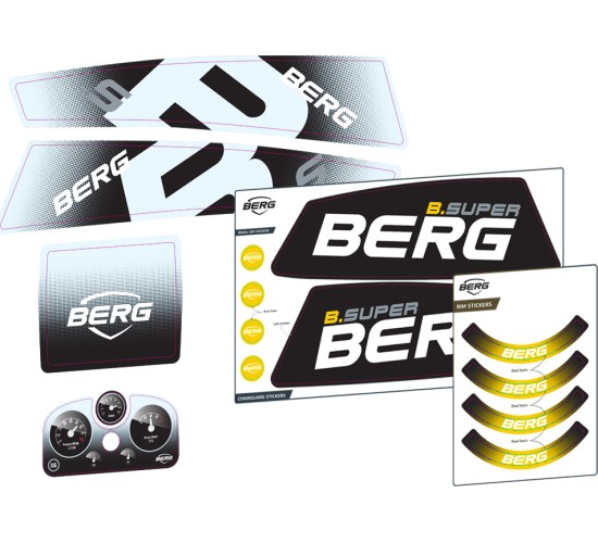 XL/XXL Frame - Sticker set B.Super Yellow