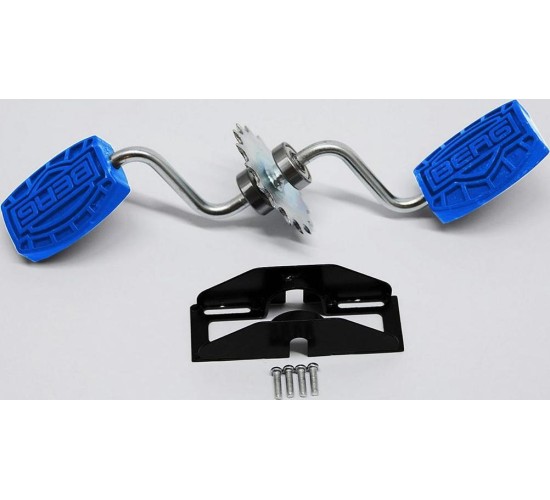 Buzzy - Crank shaft incl. pedals blue