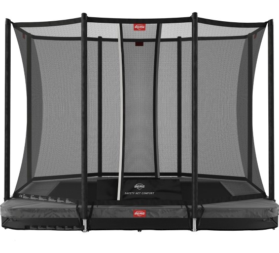 Trampoline BERG Ultim Favorit InGround 280 Grey + Safety Net Comfort