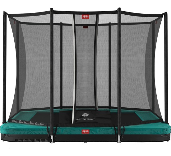 Trampoline BERG Ultim Favorit InGround 280 Green + Safety Net Comfort