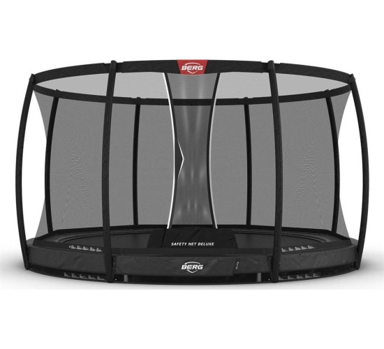 BERG Elite InGround 380 Grey + Safety Net Deluxe