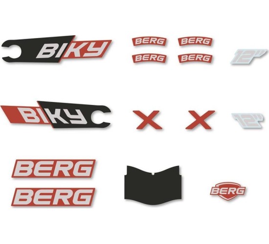 Biky - Sticker set City Red