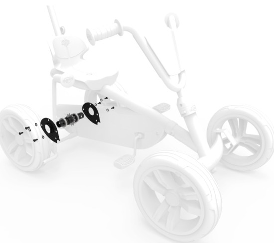 Buzzy 2-in-1 - Internal rear axle