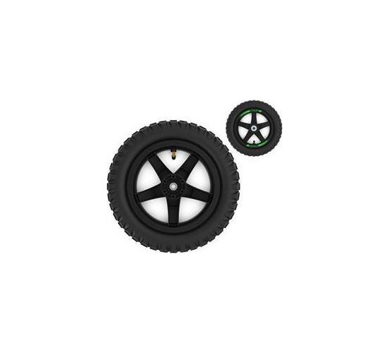 Wheel black 12.5x2.25-8 All terrain, traction (Choppy Neo)