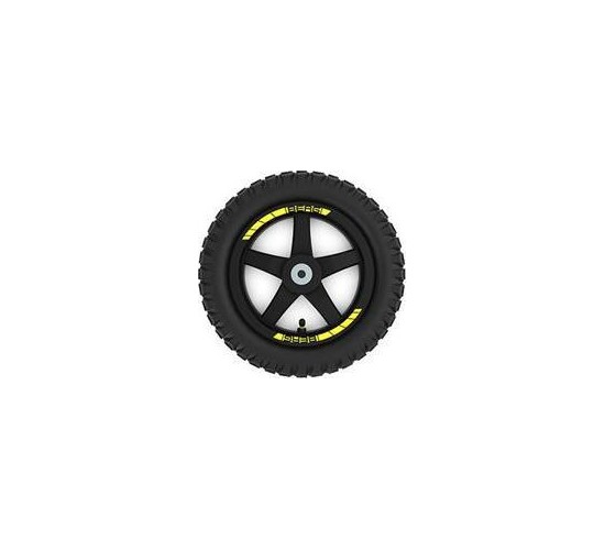 Wheel black 12.5x2.25-8 all terrain (Cross)