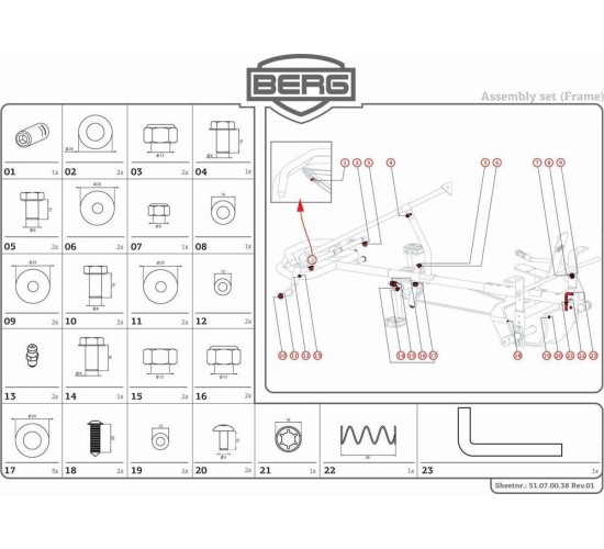 XL Frame - Assembly set for frame box