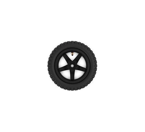 Wheel black 12.5x2.25-8 all terrain, traction