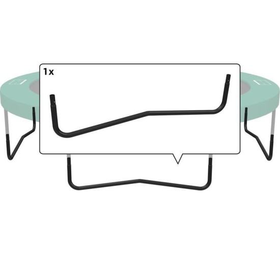 Noga do trampoliny Berg Champion - 330 - Czarny