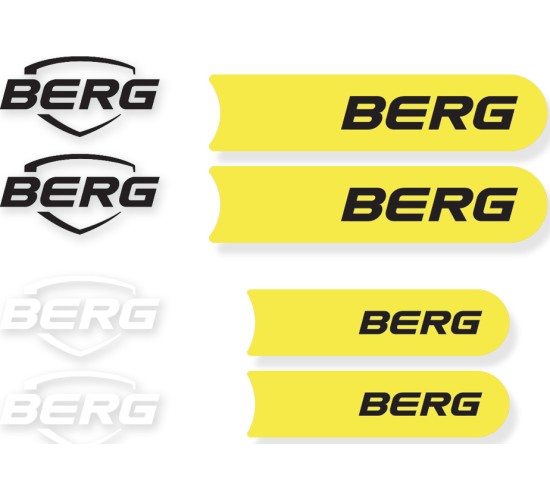 BERG GO Twirl Multicolor - Sticker set