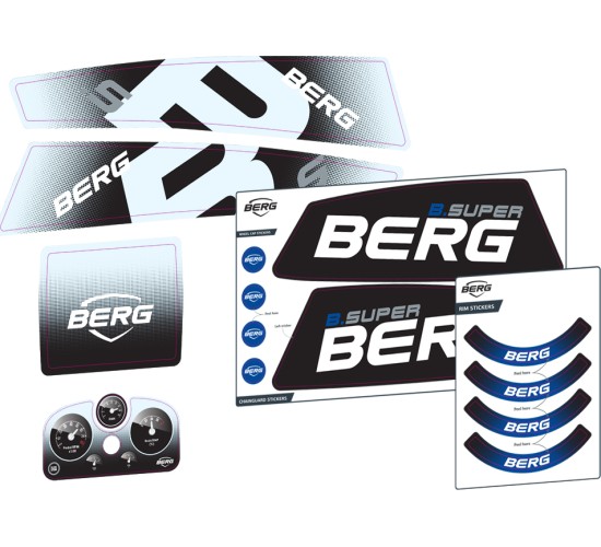 XL/XXL Frame - Sticker set B.Super Blue