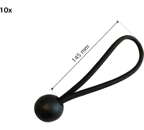 Elastic band + ball (145 mm) (10x)