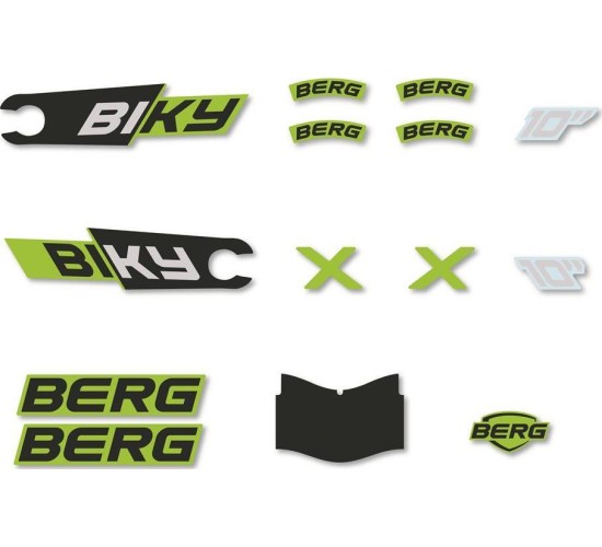 Biky - Sticker set Mini Green