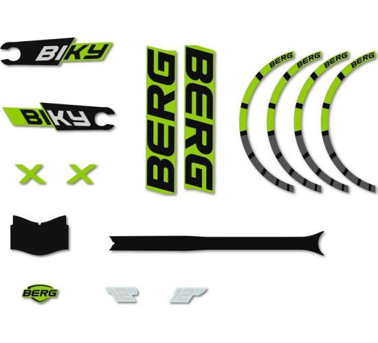 Biky - Stickers set Cross Green