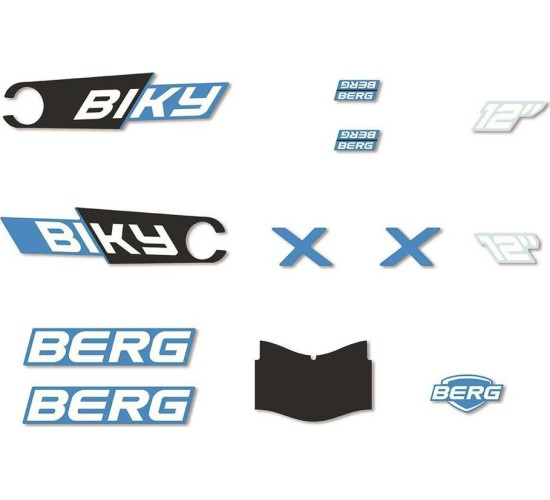 Biky - Sticker set City Blue Handbrake