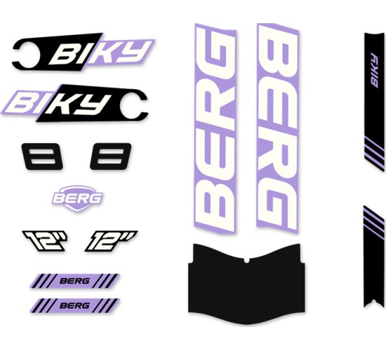 Biky - Sticker set Cross Purple