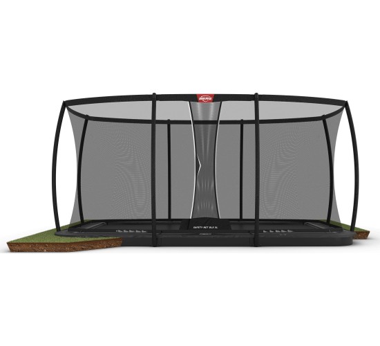 BERG Ultim Elite FlatGround 500 Grey + Safety Net DLX XL