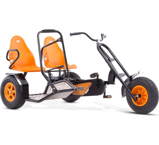 Gokart dwuosobowy na pedały dla dzieci i dorosłych BERG Duo Chopper BFR - trójkołowy