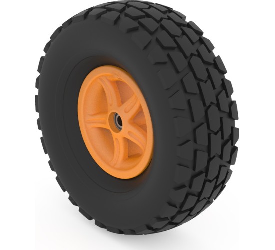 Wheel 5-spoke orange 460/165-8 all terrain