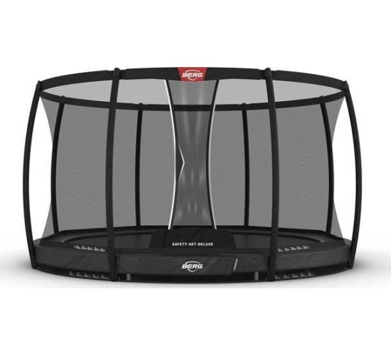 BERG Champion InGround 380 Grey + Safety Net Deluxe