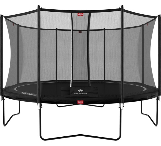 Trampolina ogrodowa BERG Favorit Regular z siatką Comfort 430 - czarna