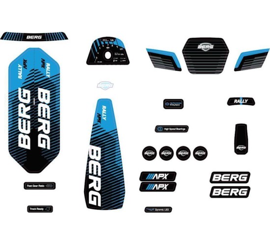 Rally - Sticker Set APX Blue