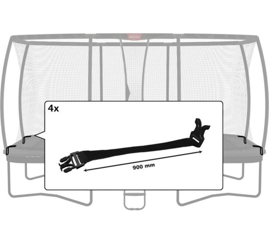 Ultim Safety Net DLX XL - Buckle (900mm) (4x)