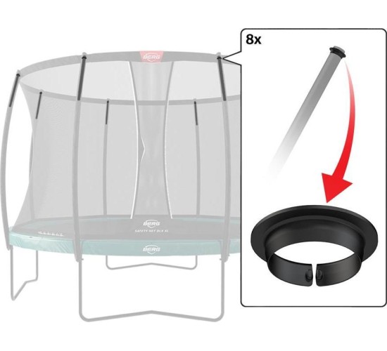 Safety Net DLX XL - piankowy pierścień podtrzymujący (8x)